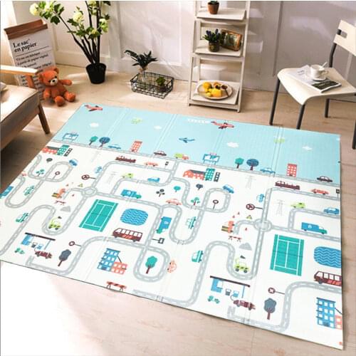 XPE Folding Baby Play Mat 1cm Thick Crawling Toys for Childrens Carpet Climbing Gyme Game Road Pad Living Room Home Kids Rug