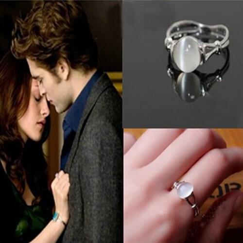 Twilight Bella Zircon ring vintage bague anillos aneis wedding rings for women gothic punk size 7-11