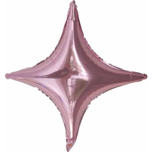 6pcs 24inch Four-pointed Star Foil Balloons Birthday Party Decorations Adult Happy Wedding Decor Globos Confetti Balloon