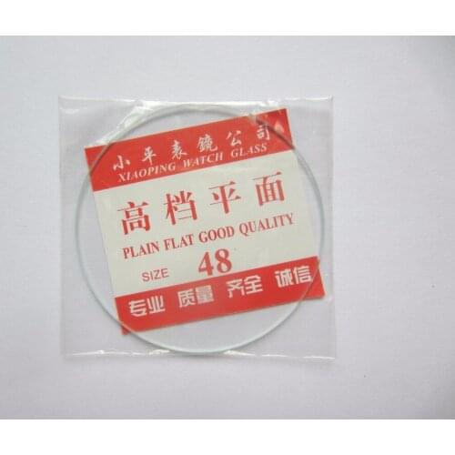 Freeshipping New flat glass watch crystal diameter diameter 48 mm Thick 1.0mm