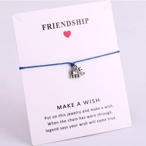 Elephants Charm Bracelets Horse Unicorn Antlers Kangaroo Women Men Unisex Fashion Friends Jewelry Christmas Gift Drop Shipping