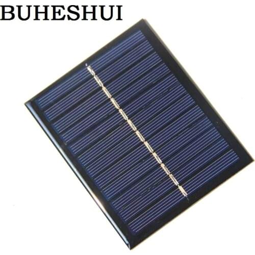 BUHESHUI Mini1.5W 6V Solar Cell Polycrystalline Solar Panel Module DIY Solar Charger 112*91*3MM Epoxy 30pcs/lot Free Shipping