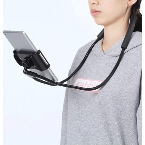 Hanginge Neck Lazy Necklac Tablet Phone Holder New Flexible Tablet Holder Stand For Cellphone Tablets for iPhone Huawei Xiaomi