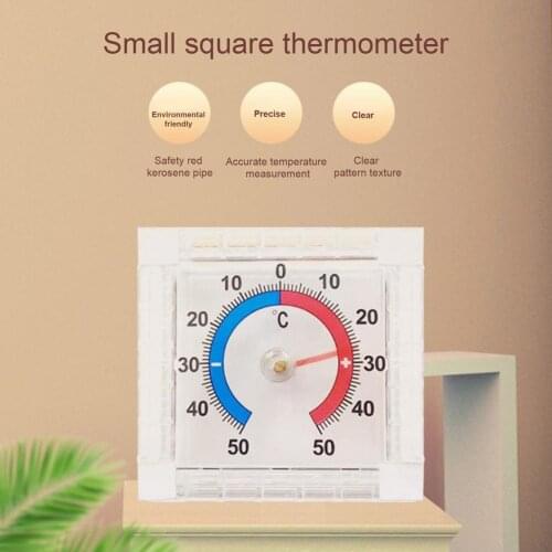 Indoor Window Bulb Thermometer Wall Thermometer Outdoor Hygrometer Wall-mounted Temperature Monitor Weather Station For Home