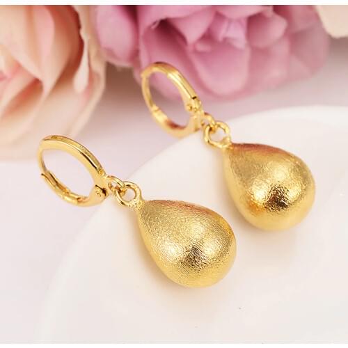 Ethiopian/Nigeria/Kenya /GhanaWater Drop Earrings for Women/Girl,Gold Color Ethiopian Trendy Earrings Arab Middle Eastern gift