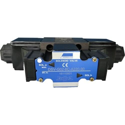 Hydraulic valve solenoid operated directional control