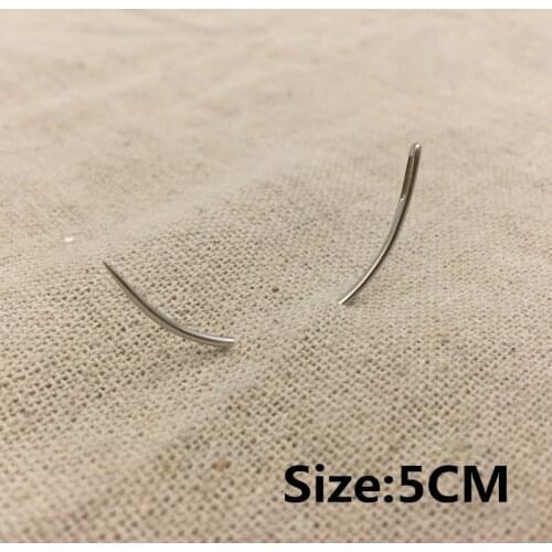 10PCS 5CM Curved Stainl Steel Sewing Needles Weaving Thread Home DIY Crafts C TYPE shape weave machine Sewing Pins Tools
