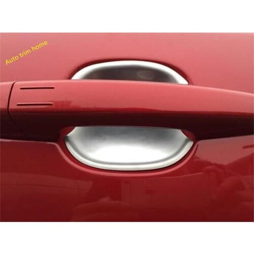 Lapetus Outside Door Pull Doorknob Handle Bowl Cover Trim Fit For RANGE ROVER Sport 2014 2015 2016 2017 ABS Auto Accessories