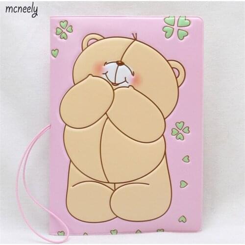 Hot Selling Lovely Travel ID Card Holder Passport Holder PVC Leather 3D Design Passport Cover 14*9.6cm Passport Holder