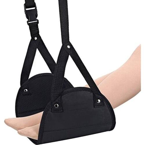 Portable chair office home foot hammock travel outdoor indoor tools foot feet rest hammock Flight Airplane Travel Footrest