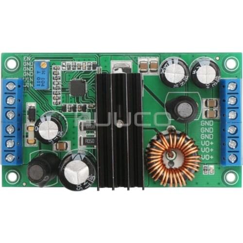 12A Adjustable Voltage Regulator/Adapter DC 5~32V to 2~24V Automatic Step UP/Down Power Supply Module for Car/solar/Laptop etc