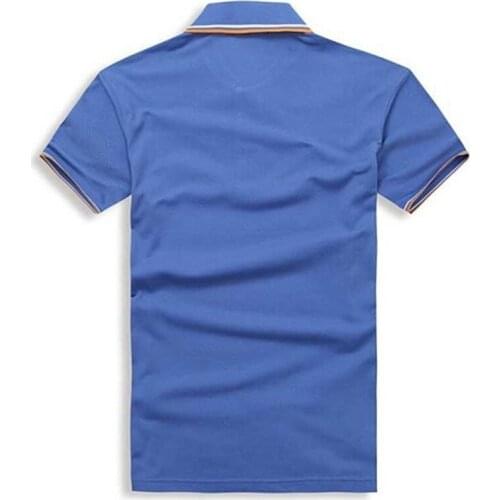 New Summer Men Polo Shirts Fashion Solid Polo Shirt Men Short Sleeve Slim Fit Brand Quality Casual Business Social Polos -40