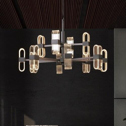 Modern minimalist designer personality bedroom light luxury model room creative personality dining room Pendant Lights LX110713