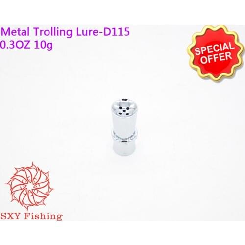 SXY FISHING DIY Jet Head D115 Metal Trolling Lure Trolling Bait Deep-sea fishing bait Artificial bait Fake bait