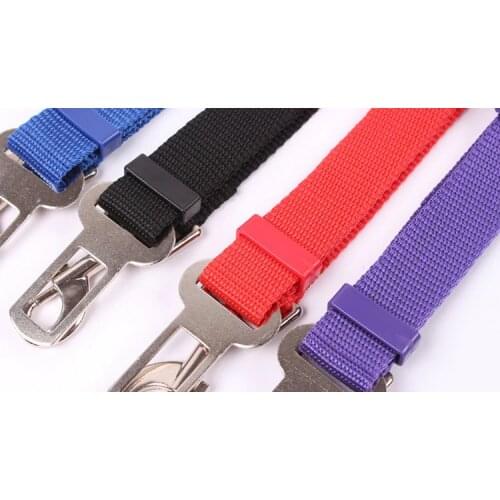 100 pcs/lot Vogue Cat Dog Pet Safety Seatbelt Car Vehicle Seat Belt Adjustable Harness Lead