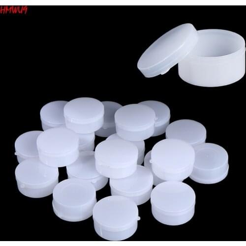 20pcs 5/10/20/30/50/100g Empty Plastic Cosmetic Makeup Sample Container Jars Pot Wholesale Fast Shipping
