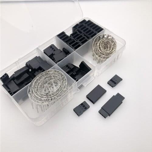 270pcs/30 Sets Servo Plug Male Female Connector Crimp Pin Kit Compatible for Hitec Spektrum RC Parts