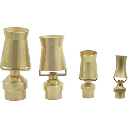 3/4" 1" 1.5" 2" Brass Air-Blended Bubbling Jet Fountain Spray Head Garden Pond Landscape Fountain equipment