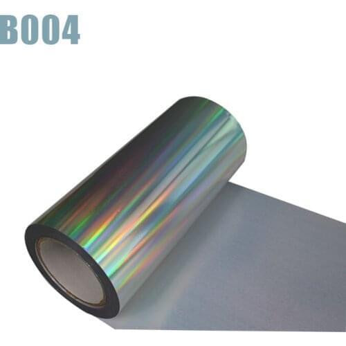 Free shipping 1 sheet 25cmx100cm hologram Heat Transfer Vinyl Laser Colorful Silver Iron on Film HTV T-shirt