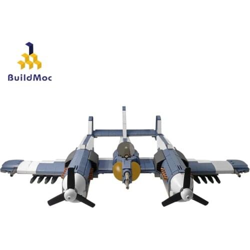 Buildmoc Movie Star Travel P-98 Nemesis-Designed by Jon Hallby Playwell Bricks Spacecraft Spaceship Model Building Block Moc Toy
