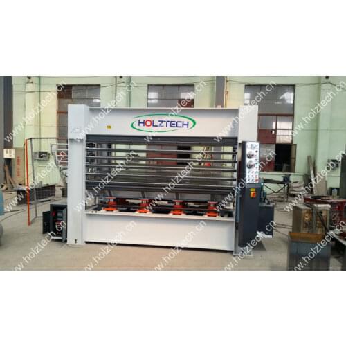 Woodworking 120 tons Hot Press Machine 5 Layers Door Press