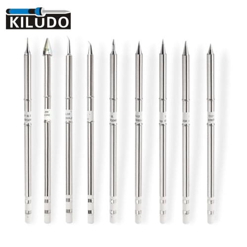 Kiludo estação de solda elétrica t12 com pontas bc1 bc3 c5 c1 d24 d16 d12 para hakko fx951, kits de estação de solda diy