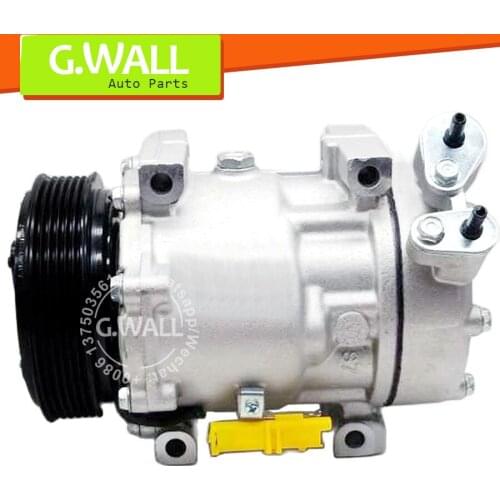 7V16 Compressor For Lancia Fiat scud Peugeot 406 607 807 Citroen C5 C8 xsara 9645440480 9655421680 9659232180 9672865680 6453NL