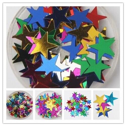 20-85MM Star Sequins Cup Loose Paillettes Wedding Crafts Kids DIY Accessories