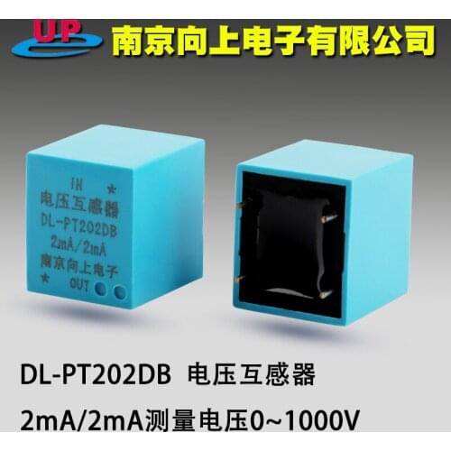 Miniature Precision Voltage Transformer DL-PT202DB-2mA/2mA Measures Voltage 0mm 1000V