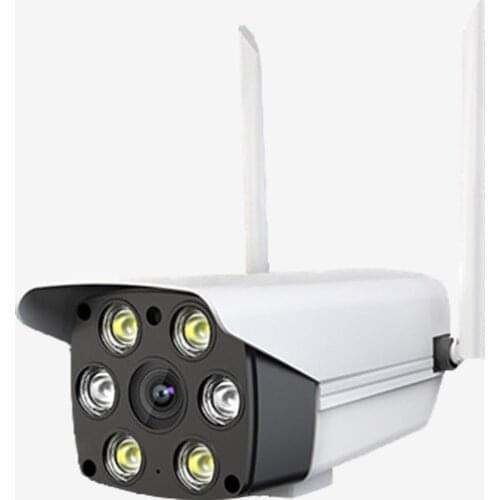 Wholesale H.265 outdoor 2MP 3.6mm lens WiFi 20m ir distance TF card slot Dual light source bullert WIFI surveillance camera