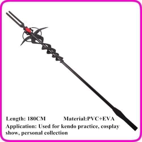 New Game Arknights Cosplay Earthspirit Canes Cosplay Props PVC Wands Weapons Halloween Christmas Party Accessories Horn Headwear