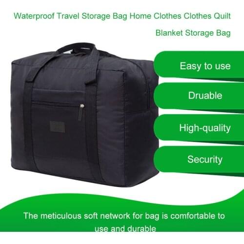 Useful Waterproof Travel Storage Bag Home Clothes Clothes Quilt Blanket Storage Bag Travel Luggage Organizer Bag