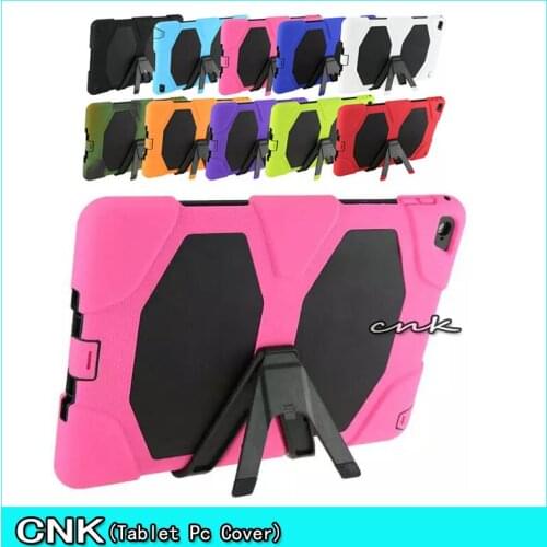 Shockproof / Dropproof Stand Case Cover For iPad Air 2 9.7'' Protective Case For iPad 6 Case Cover Kickstand Kids Children