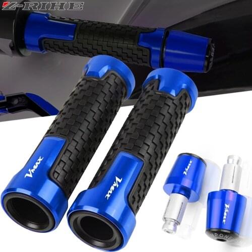 Motorcycle Handlebar Knobs Grips Handle Bar Grip Ends Cap Slider Plug For Yamaha V-MAX VMAX 1200 V-MAX1200 VMAX1200 1985-2017