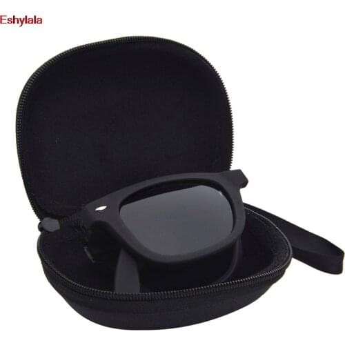 1pc Vintage Women Steampunk Oversize Fold Sunglasses Luxury Brand Designer Men Sunglasses Large Mirror Lens With Case