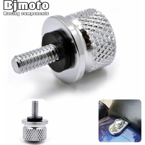 10PCS Motorcycle knurled Bolt For Sportster FXSTSB FXS Dyna FatBob FXDF FXDB Low Rider FXDL rear Seat Bolt Screw