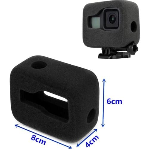 Windshield for GoPro Hero 8 Black Windproof Noise Reduction Sponge Foam Case Cover for Go Pro 8 Camera Foam Accessories
