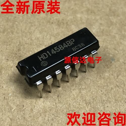 New original HD14584BP DIP-14 hexagonal Schmidt trigger chip