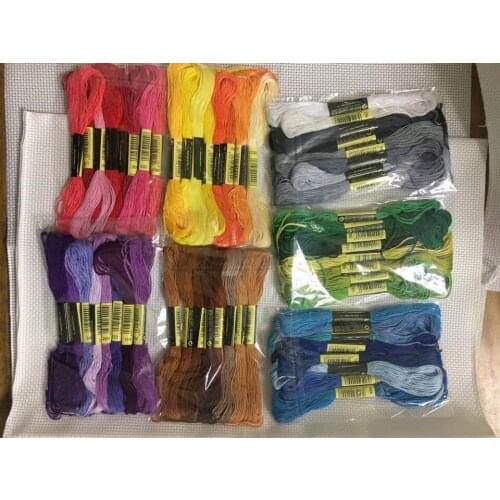 56pcs Anchor Similar dmc embroidery floss Cross Stitch Cotton Embroidery Thread Floss Sewing Skeins Craft