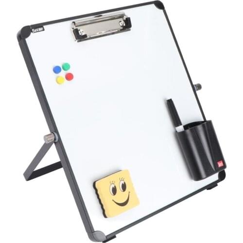 8pcs in 1 Set Tabletop Whiteboard Portable Magnetic Whiteboard Erasable Magnet Board Educational Toy with Pen Eraser and Magnets