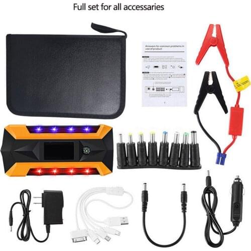 89800mAh Car Starter Power 4 USB Super Power Car Jump Starter Power Bank Portable Car Battery Booster Charger Booster Power