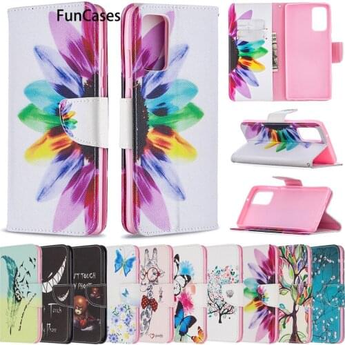 Smiley Wallet Book Phone Bag Case For Samsung A42 5G Telephone Cover Galaxy Note 20 A10E A70E 10 Pro A21S Ultra A20E A10S A20S