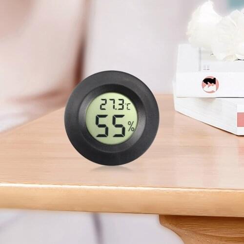 Digital Hygrometer Thermometer LCD Mini Temperature Humidity Meter Reptile Gauge For lizard Turtle Aquarium Tank High Accurately