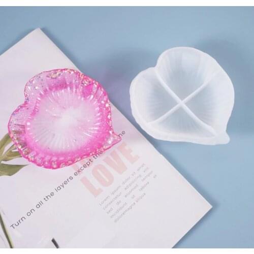 Saucer Shape Diy Epoxy Charm Making Mould Fondant resin molds for jewelry