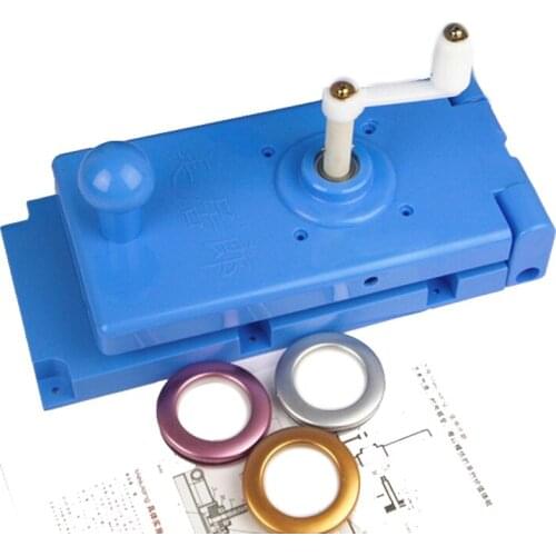 Manual Curtain Hole Eyelet Puncher Blue Punch Machine