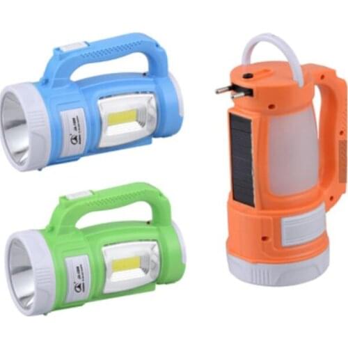 Kirgil JA-1968S 5 watt double-sided solar powered flashlight with cob and SMD LEDs Isildakli