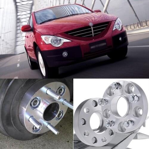 For Ssangyoung Actyon 2005-2009 Auto Wheel Spacer 4pcs 5X130 84.1CB 25mm Thick Hubcenteric Wheel Spacer Adapters High Quality