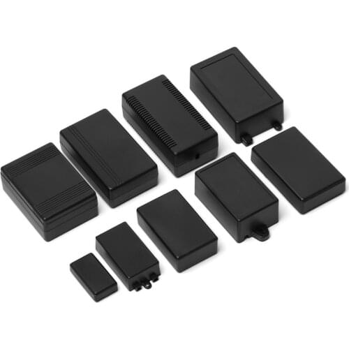 New Black White Electronic Project Box ABS Plastic Instrument Case Waterproof Cover Project Electronic Supplies High Quality