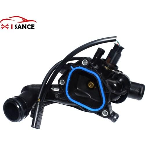 Coolant Thermostat Housing Assembly AND Adapter Lead 11537534521,12517646145 For Mini Cooper 1.6L 1598CC l4 2010-2012
