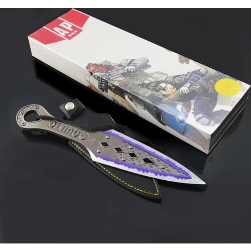 Apex Hero Game Peripheral 22cm Evil Spirit Blade Gift Box Weapon Model Heirloom Painless Metal Ornaments Electroplate alloy 22cm